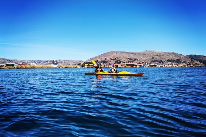 3 Hour Guided Kayaking Tour in Lake Titicaca - Uros floating islands from the kayak: seeing reed life up close