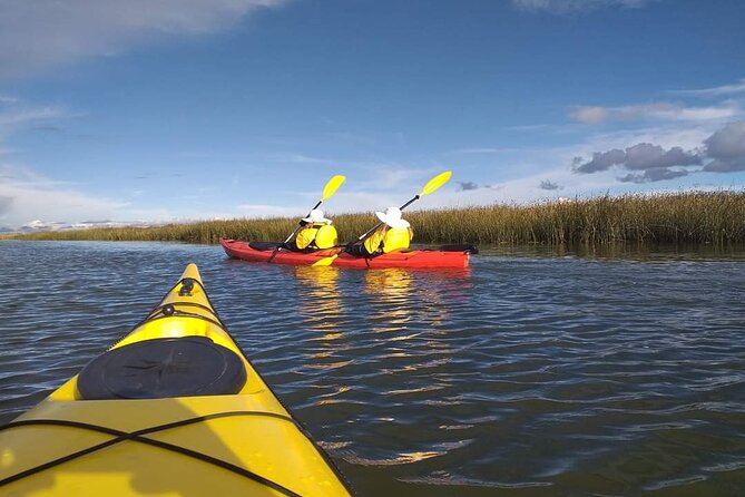 3 Hours of Route during Sunset in Kayak by Lake Titicaca - Transitioning from open lake to the Uros floating islands