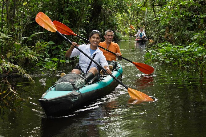 4 Day Tambopata Jungle Tour with Local Guide - Day 1 in Tambopata: canopy tower, zip line, kayak, primate island, and night caimans
