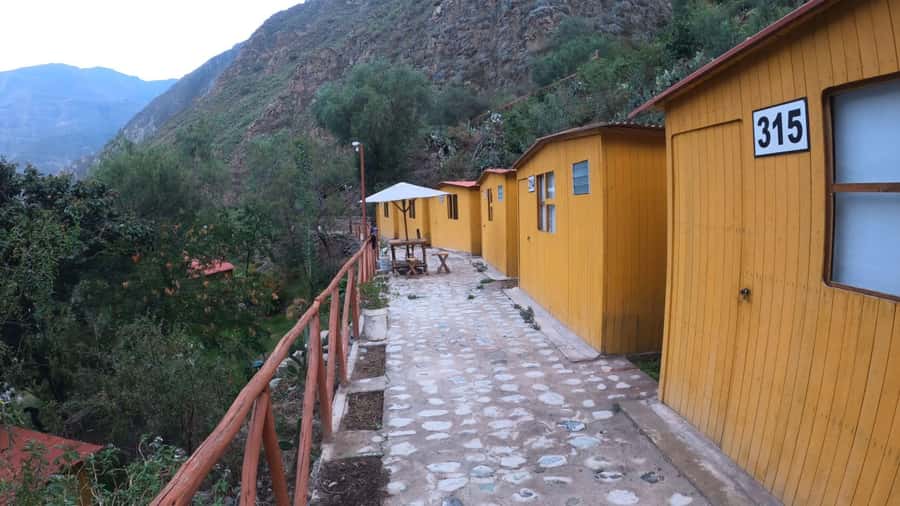Arequipa: 2-day Colca Canyon Trekking, Ending in Puno - The long descent: from Pampas to the Colca River and first suspension bridge