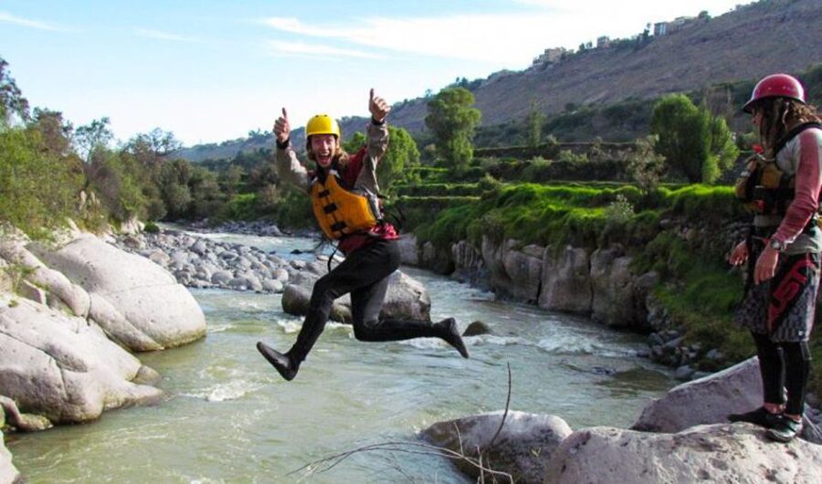 Arequipa: Chili River Rafting - Optional jump and the photo reality check