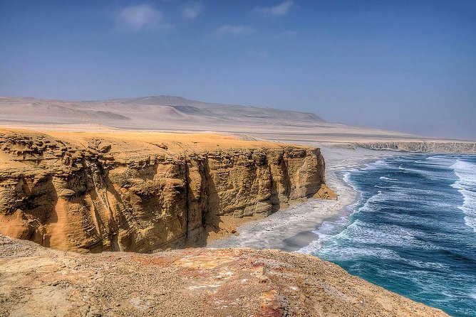 Ballestas island & Paracas reserve from PISCO CRUISESHIP TERMINAL - Paracas National Reserve on land: fossils, viewpoints, beaches