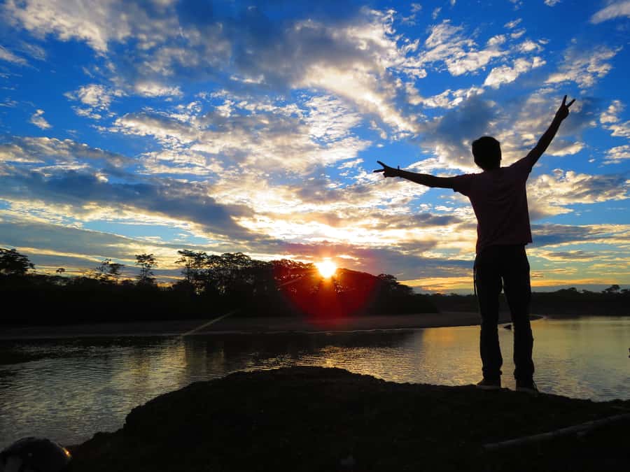 Capibara and caiman search on the Tambopata river - The boat ride: what you actually do for 2.5 hours on the water