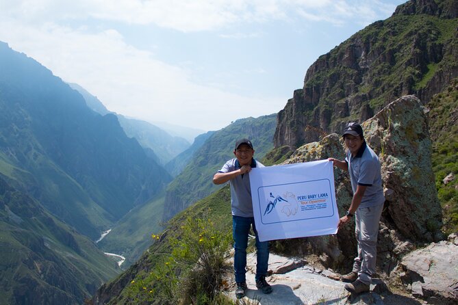 Colca Trekking 2days from Arequipa - Day 2 from the canyon to Yanque: Cabanaconde hike, terraces, and hot springs