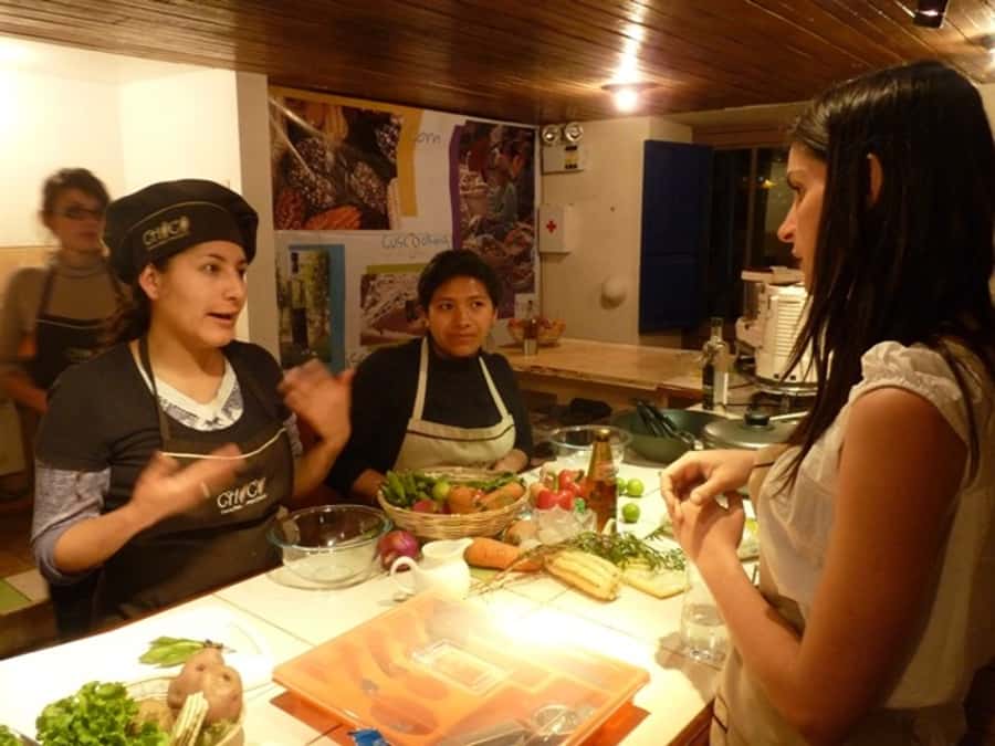 Cusco: 3-Hour Peruvian Cooking Class - Finding ChocoMuseo at Plaza Regocijo, then getting cooking without fuss