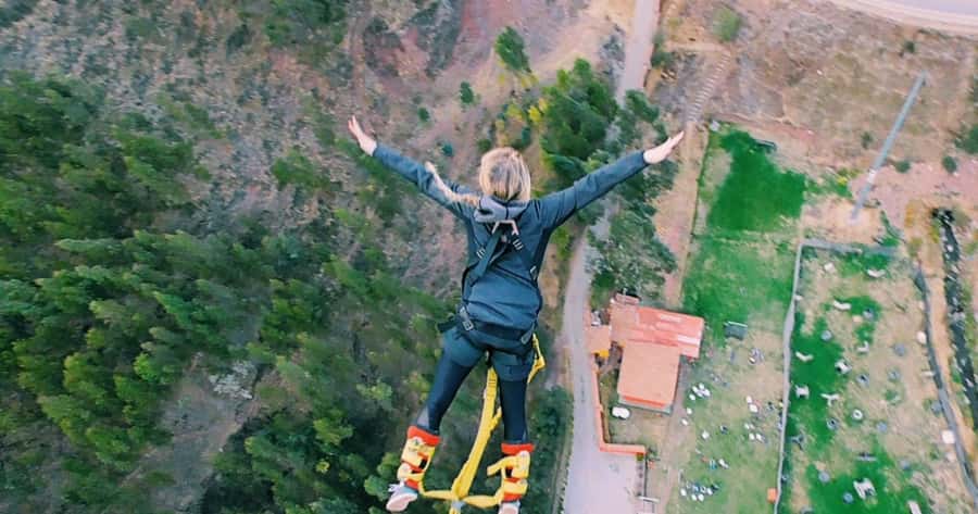 Cusco: Bungee Jump and Slingshot Combo Adventure - The main event in Cusco, 125 meters of free-fall plus a second launch