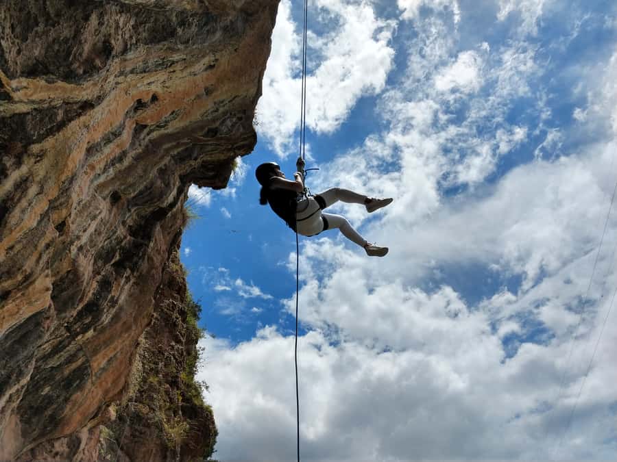 Cusco: Extreme Sky Bike and Rappelling Adventure - The 30-meter rappel: controlled descent and good photo moments
