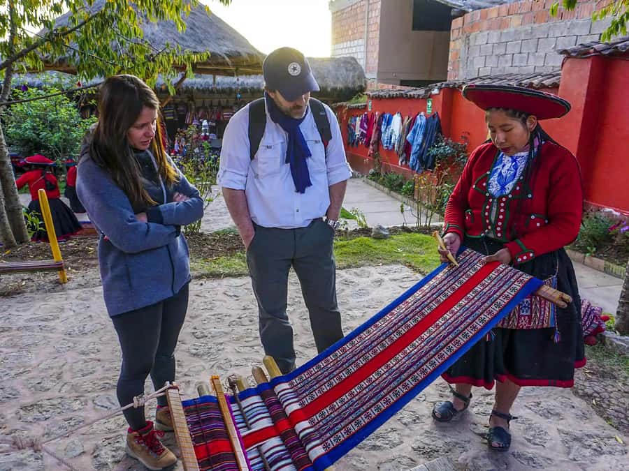 Cusco: Moray, Maras Salt Mines, and Chinchero Weavers Tour - Moray terraces at 11,318 feet, irrigation, and why it matters