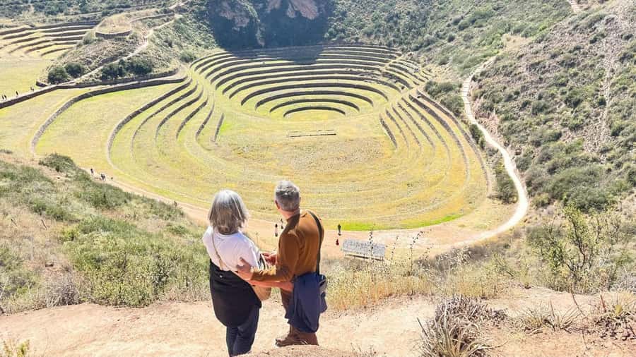 Cusco: Moray, Maras Salt Mines, and Chinchero Weavers Tour - Chinchero District weavers and the natural dye color process