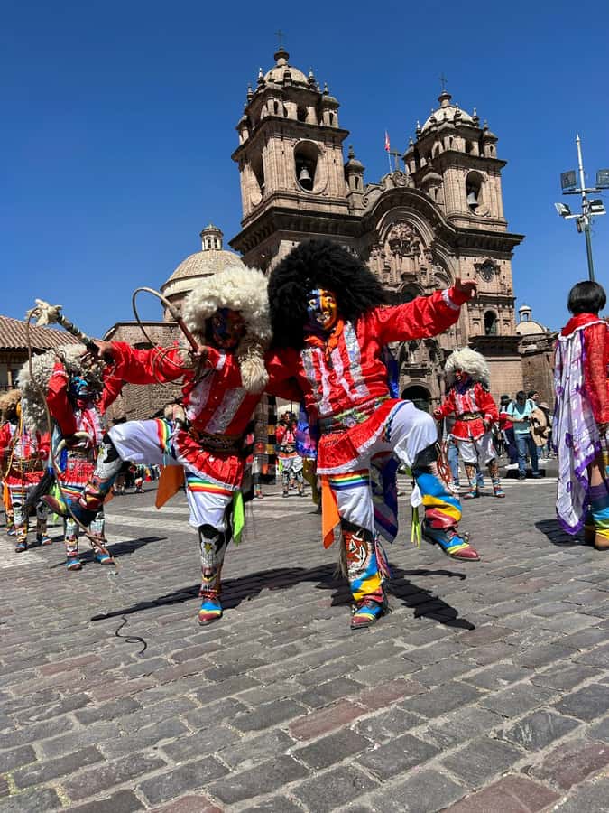 Cusco's historical tour and San Pedro Market bites - From Plaza de Armas energy to Portal de Carnes meeting point
