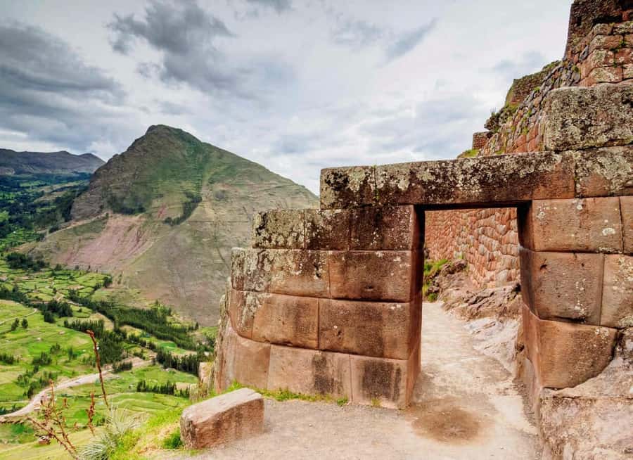 Cusco: Sacred Valley, Pisac, Ollantaytambo, Salt Mines Moray - Pisac: Hillside Ruins Above a Market Town