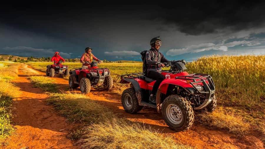 Cusco: Zipline + ATV's | Salt Mines of Maras and Moray | - Safety Gear, Briefing, and the 4 Zipline Cables Over the Valley