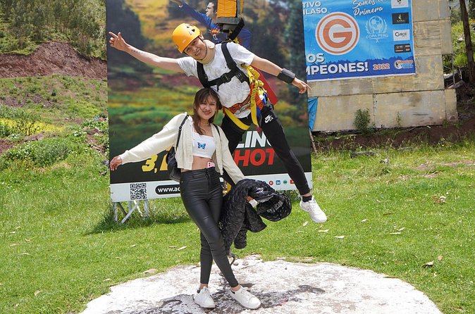 Double Adrenaline Bungee and Slingshot Combo - What Happens Before You Jump: Safety Briefing and Gear