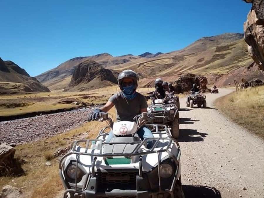 Excursion to Rainbow Mountain in ATV. - Highway to the Andes Districts, then ATV Handoff at Kayrahuiri
