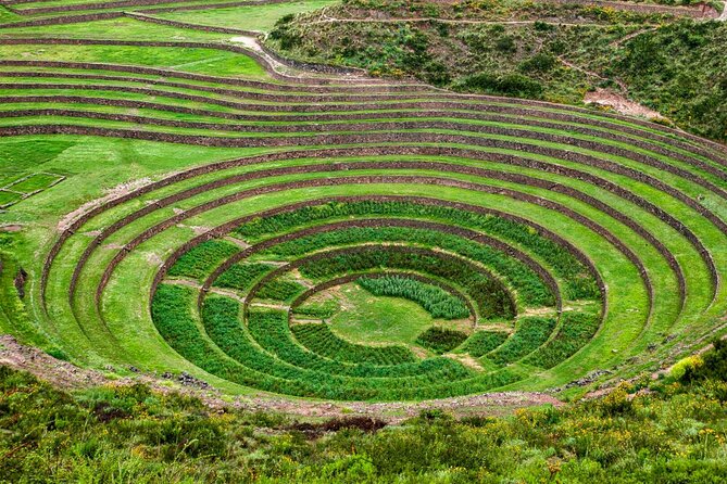 Excursion to Sacred Valley & salt mines - Moray with lunch buffet - Chinchero: archaeological ruins and textile interpretation, right after Cusco pickup