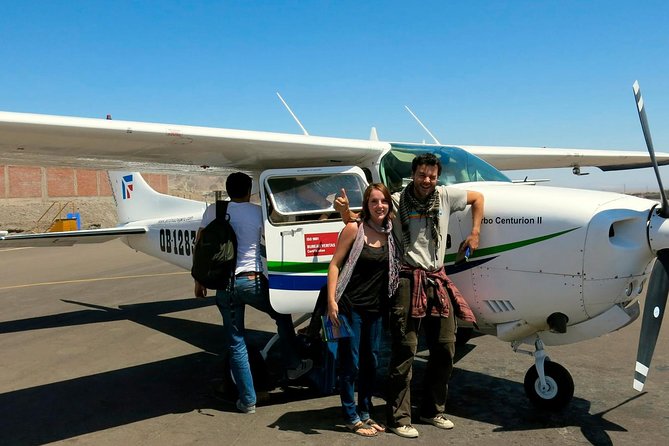 Flight Over the Nazca Lines from Pisco + Huacachina Oasis - Stop 1: From Pisco Airport to the sky over the Nazca Lines