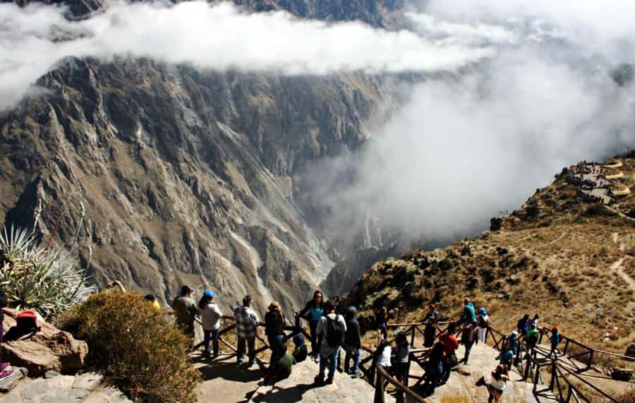 From Arequipa: 1-Day Guided Tour to Colca Canyon with Meals - Cruz del Cóndor viewpoint, where condors steal the show