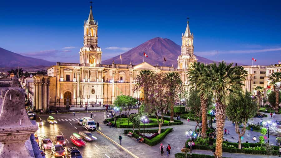 From Arequipa: Mirabus City Tour | Yanahuara Viewpoint | - Finishing back at Plaza de Armas