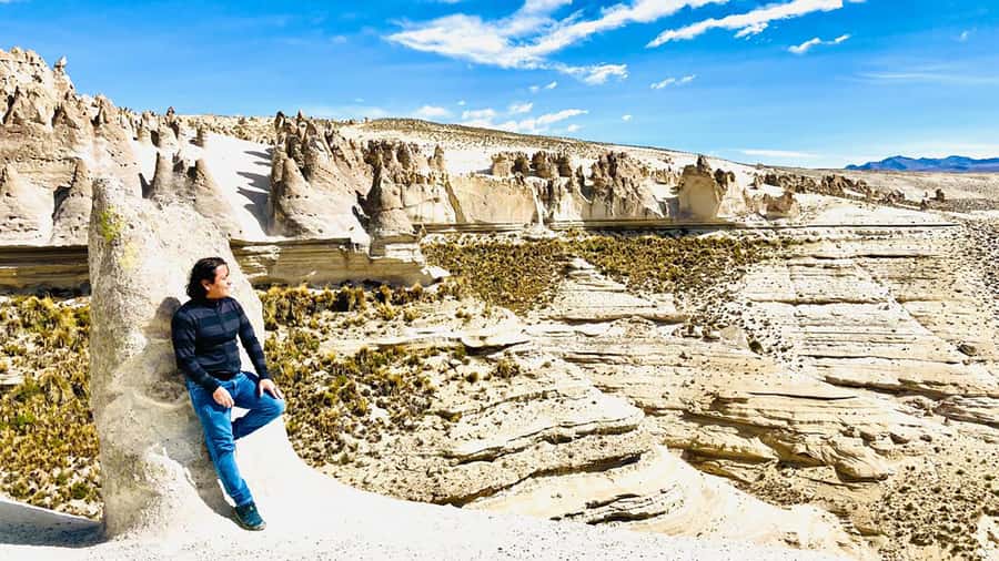 From Arequipa: Pillones Waterfall and Stone Forest Day Trip - Pampa de Arrieros old train station: quick story in photos