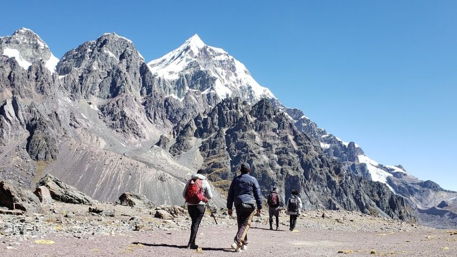 From Cusco: 7 Lakes of Ausangate Full Day Tour - Llamas and alpacas along the trail: nature with company