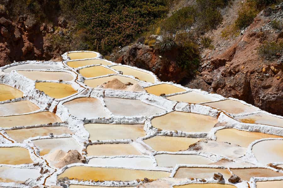 From Cusco: Chinchero Weavers, Moray, Maras Salt Mines Tour - Chinchero weavers: what you learn before you shop