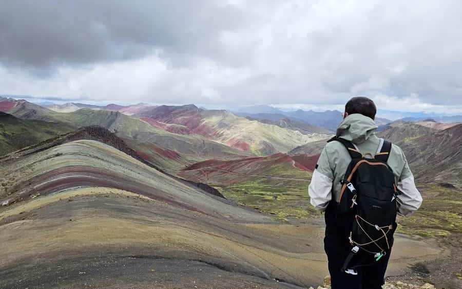 From Cusco: Full day Palccoyo Mountain tour - Ausangate in the distance: why the viewpoint feels bigger than a single mountain