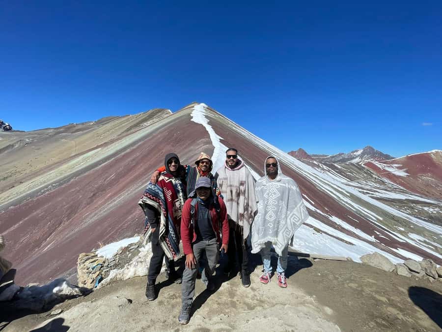From Cusco: Full Day Tour to Vinincunca Rainbow Mountain - The descent and the “keep it safe” return to base