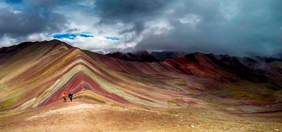From Cusco: Guided Trip to Rainbow Mountain (6:30am option) - The Descent and the Long Ride Back, Then Buffet Lunch in Cusipata