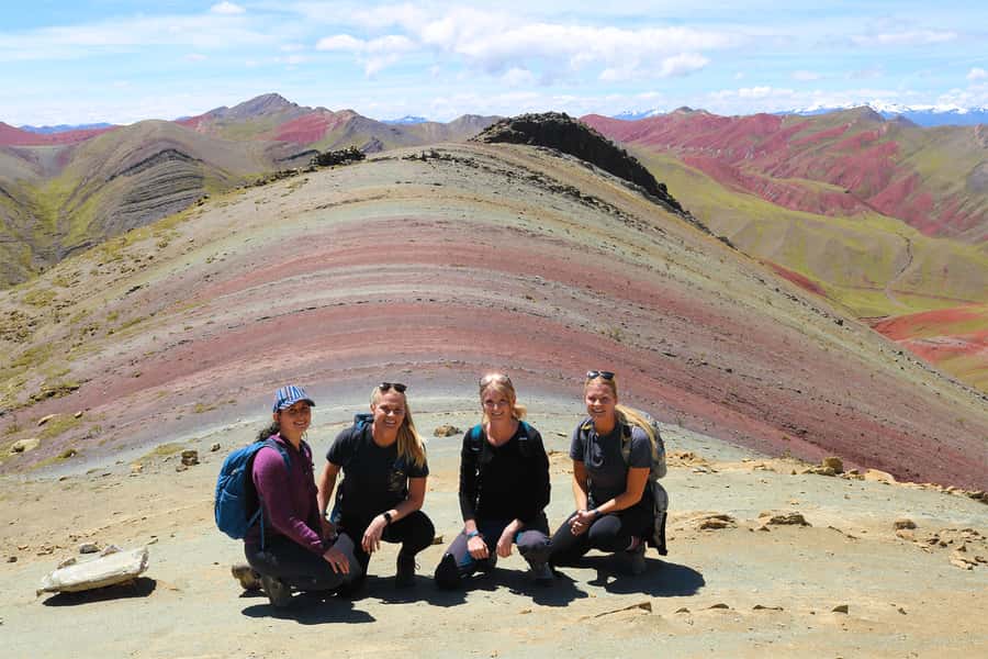 From Cusco: Palccoyo Mountain Tour full day - Walking sticks, oxygen, and the pace at altitude