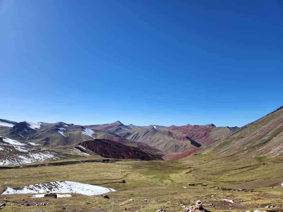 From Cusco: Palcoyo Rainbow Mountain Guided Tour - The Palcoyo walk: three rainbow mountains and the Red Valley viewpoint