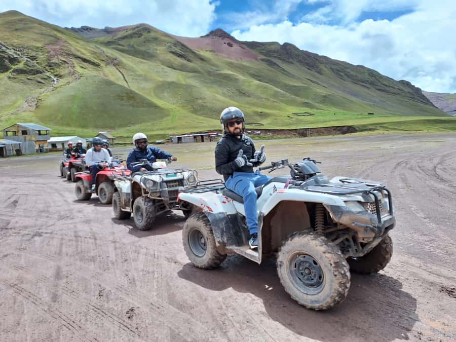 From cusco: Rainbow Mountain ATV Tour with meals - The Very Early Cusco Pickup and Cusipata Breakfast