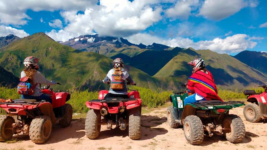 From Cusco: Rainbow Mountain on ATVs - Breakfast in Cusipata, then the scenic build-up through the Sacred Valley countryside