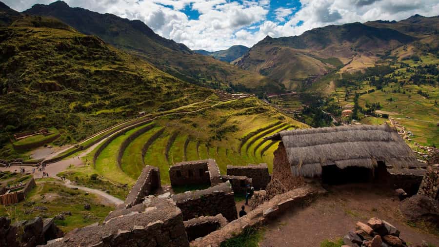 From Cusco: Sacred Valley ending in Ollantaytambo and Lunch - Pisac Archaeological Center: Mountain Views and Inca Layouts