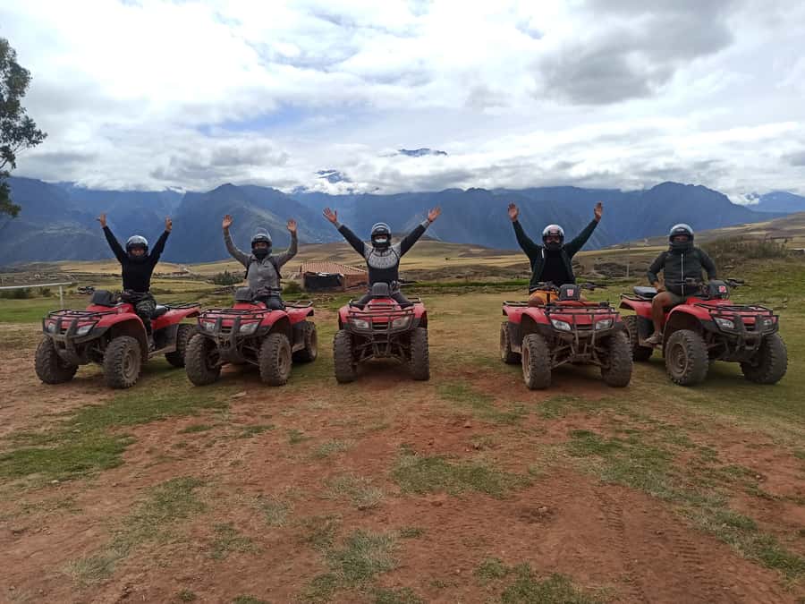 From Cuzco: Salt Mines and Moray Ruins ATV Adventure - Salt Mines Stop: Spring-Fed Pools, Valley Views, and Guided Time