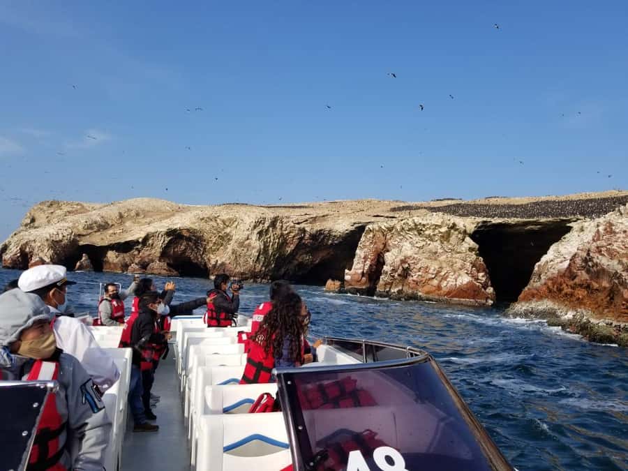 From Huacachina: Ballestas and Paracas Reserve - GROUP TOUR - Lagunilla lunch time, plus how to handle group pacing