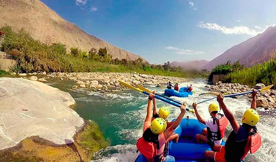 From Lima | Lunahuana River Rafting | Adventure in Canete - Cerro Azul Dock and a Cañete Craft-Fair Break