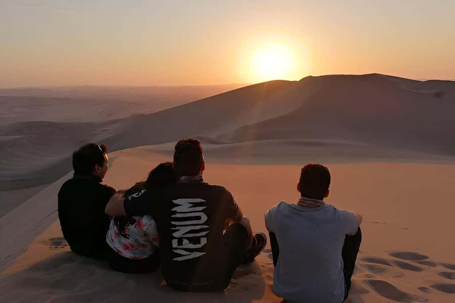 From Lima: Sunset in Huacachina Oasis & vinneyard with lunch - Ica Guided Time, Lunch, and the Tasting Clock Starts