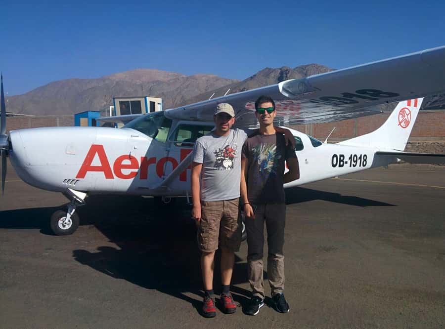 From Nazca: Flight in a light aircraft over the Nazca Lines - The 30-Minute Flight Plan Over the 13 Most Important Lines