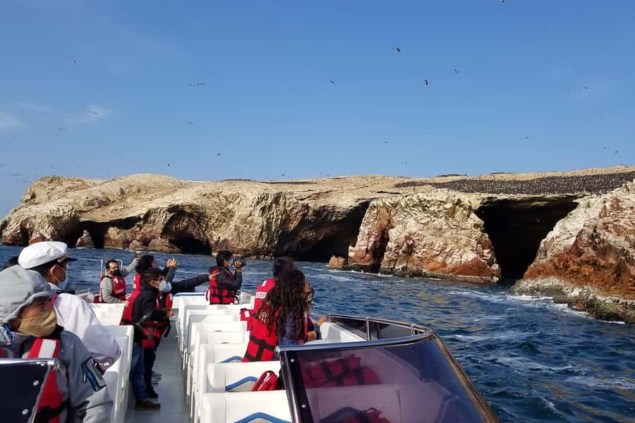From Paracas: Ballestas Islands & Paracas National Reserve - The switch from boat to reserve drive