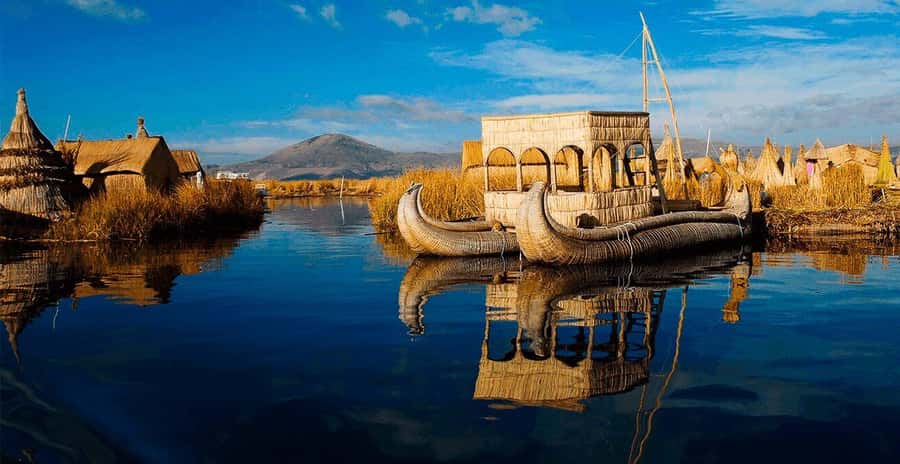 From Puno: Excursion to Uros and Taquile Islands + Income - Meeting the Uros community: interaction style that helps you stay respectful