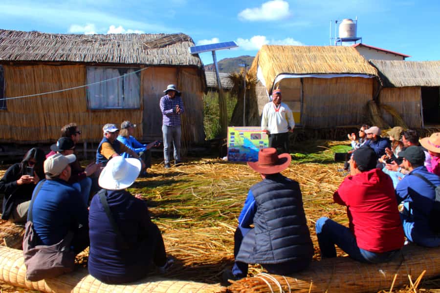 From Puno: Uros floating islands half Day tour - What you’ll do once you arrive: walking, photos, and cultural context