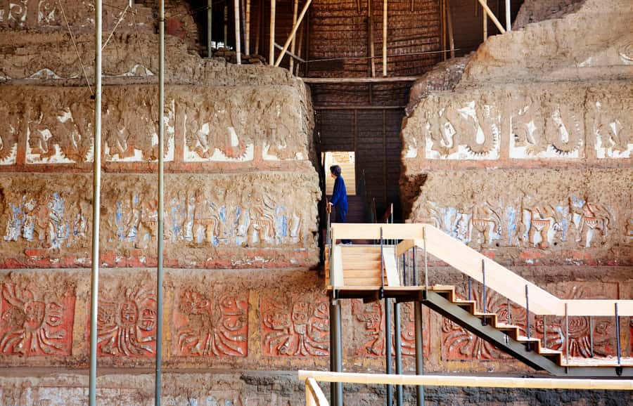 From Trujillo: Temple of the Moon and Sun and Chan Chan - Huaca de la Luna: adobe rituals, Aia Paec, and carved stories in motion