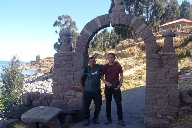 Full day trip to Lake Titicaca, the Uros and Taquile Islands. - Taquile Island: Quechua weaving by men, dancing, and the walk to lunch