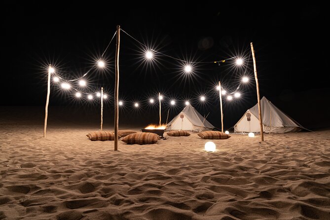 Glamping in Huacachina Desert - Dinner at Duna Camp, chef cooking plus wine