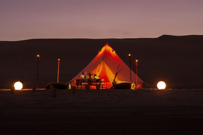 Glamping in Huacachina Desert - Morning transfer, breakfast and showers that change everything