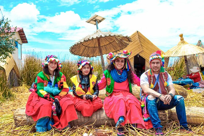 Half day by boat to the Uros Floating Islands from Puno - Climbing the viewing tower for Lake Titicaca panoramas