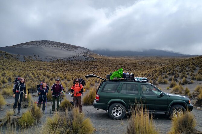Half Day Trek To Volcan Misti - The return path: basalt field walking and big city views