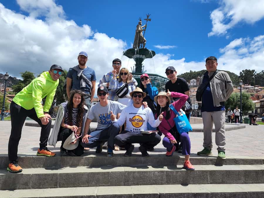 Historic/music Cusco FreeWalkingTour "free drink" Group Tour - Qoricancha Sun Temple, the Inca heart of the route