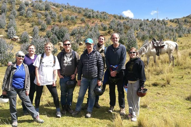 Horseback Riding Mystic Tour Temple of the Moon & Chacan Mountain - Horses and protective gear, beginner friendly without being childish