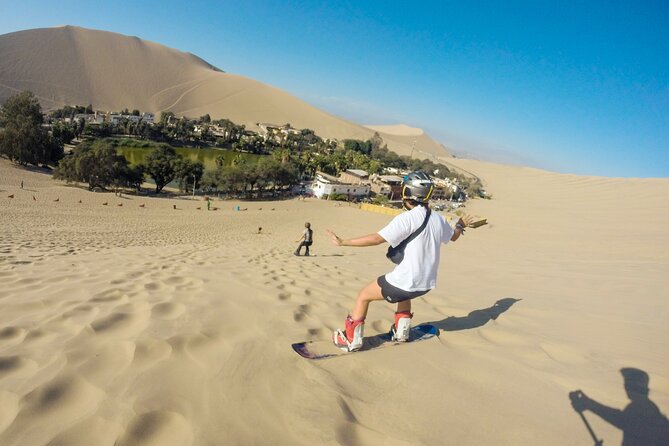 Huacachina Sandboard - Inside International SandSnow School: your first hour is about getting set up
